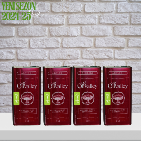 2024/25 YENİ SEZON ''EKONOMİK SERİ'' AYVALIK (EDREMİT) NATUREL SIZMA ZEYTİNYAĞI 4X5LT - FİLTRESİZ