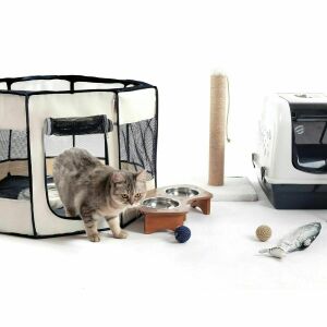 Pawingo Kedi ve Köpek Doğum Evi (Siyah)