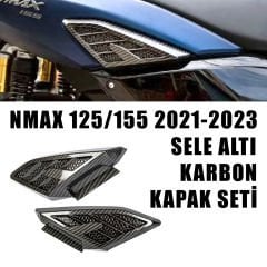 Yamaha Nmax 125/155 2021-2024 Sele Altı Karbon Kapak Seti