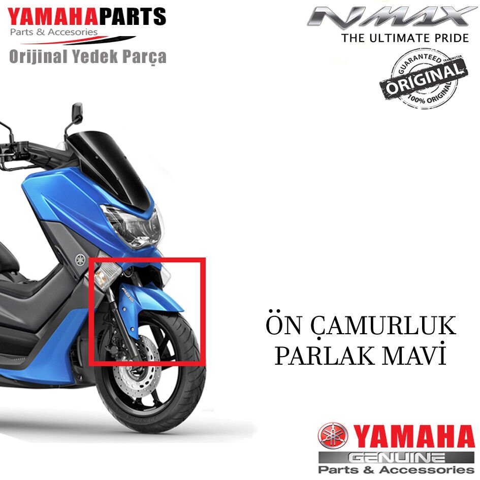 Nmax 125/155 2015-2020 Orijinal Ön Çamurluk Parlak Mavi