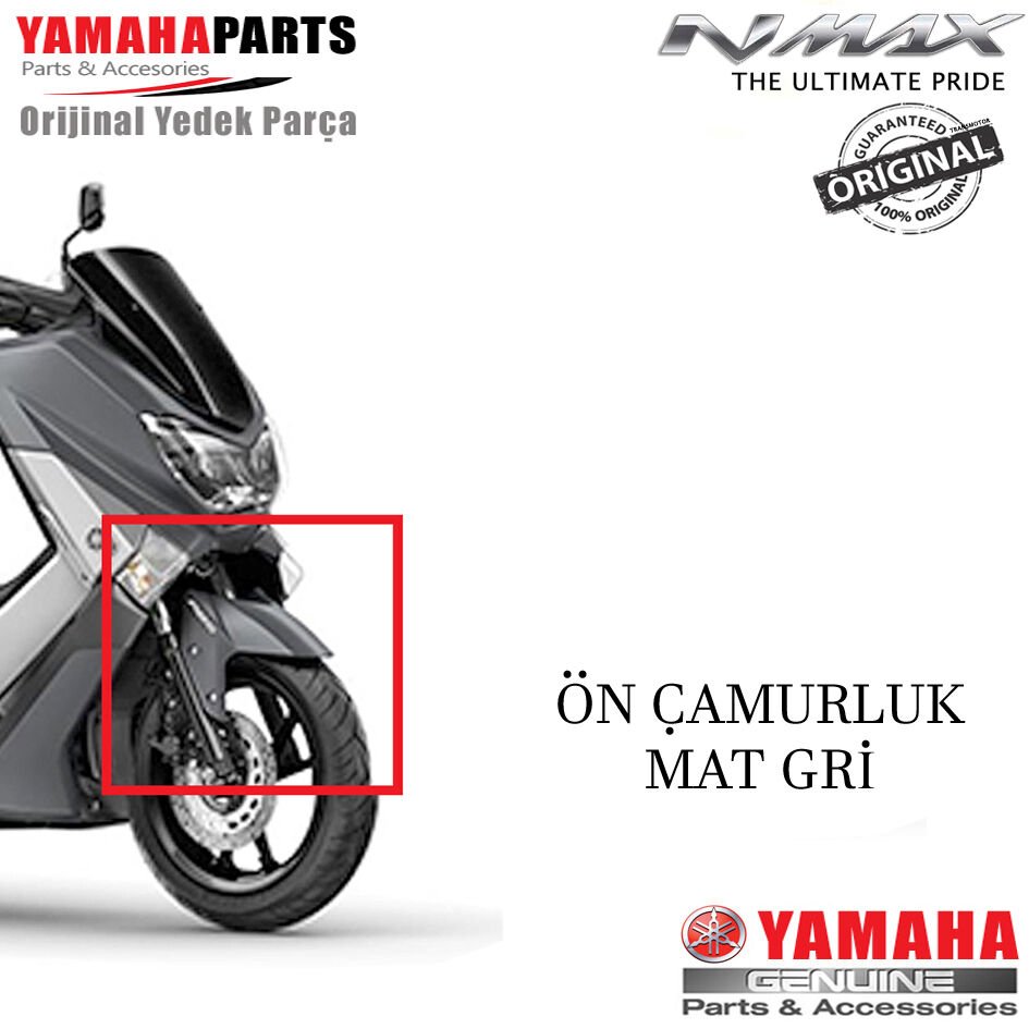 Nmax 125/155 2015-2020 Orijinal Ön Çamurluk Gri