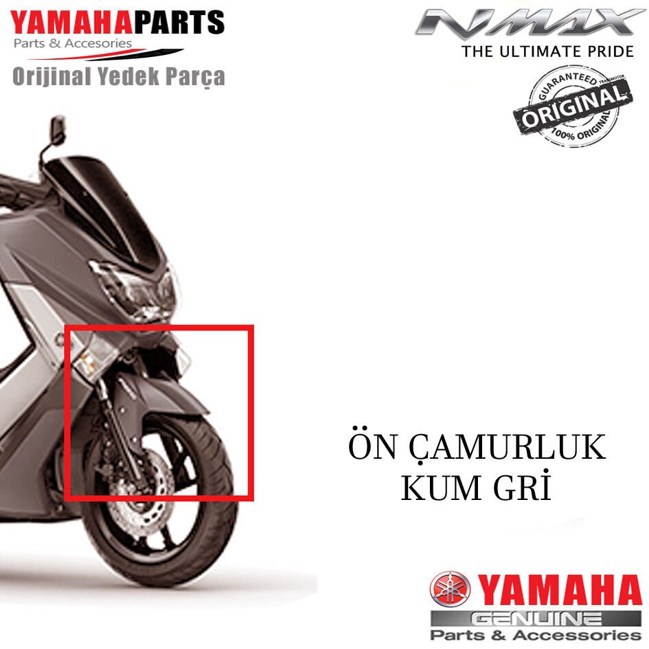 Nmax 125/155 2015-2020 Orijinal Ön Çamurluk Kum Gri