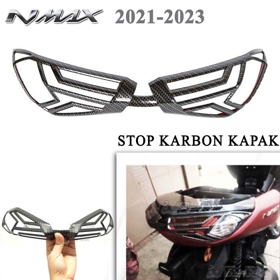 Yamaha Nmax 125/155 2021-2024 Modifiye Stop Kapak Karbon