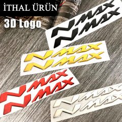 Yamaha Nmax 125/155 2015-2024 Nmax Yazı Sticker 3D Logo Seti