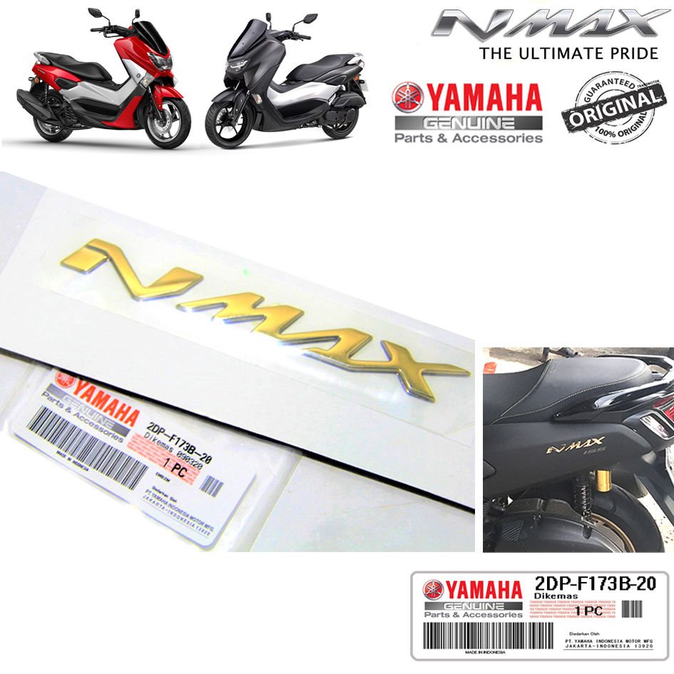 Nmax 125/155 2015-2024 Orijinal Nmax Yazı Logo Sarı