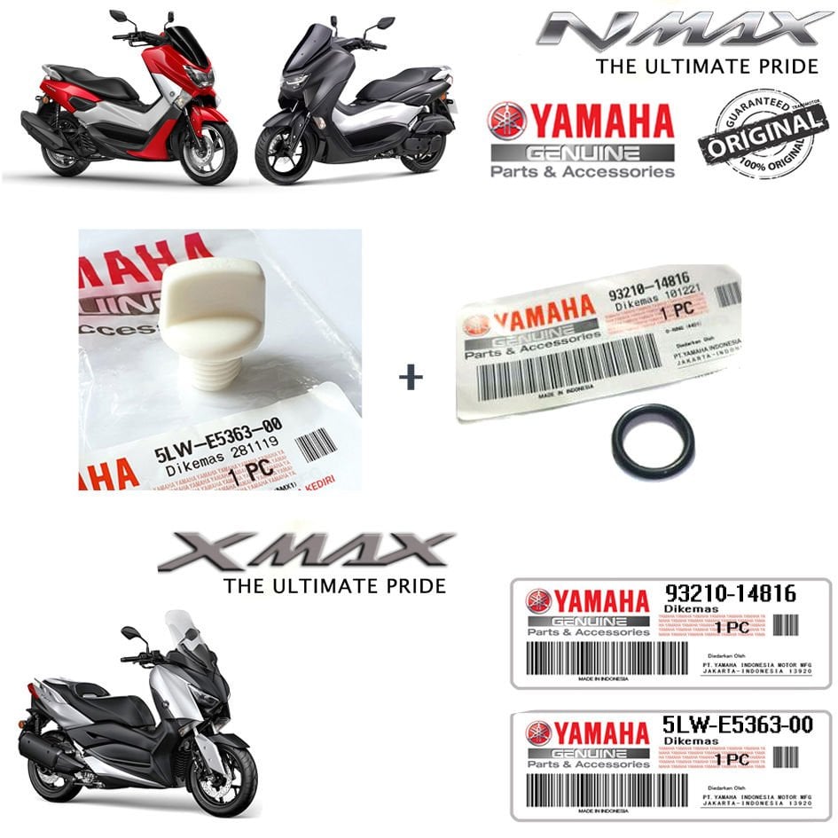 Nmax 125/155 2015-2024 Xmax 250/300 2018-2024 Orijinal Şanzıman Yağ Dolum Tapa ve Contası