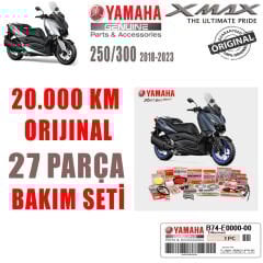 Xmax 250/300 2018-2022 Orijinal 20000 Km Full Bakım Kiti