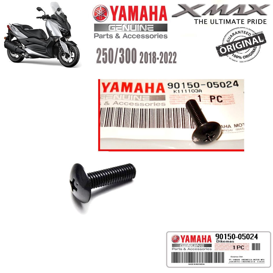 Xmax 250/300 2018-2022 Orijinal Cam Siperlik Vidası