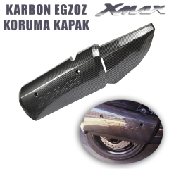 Xmax Techmax 250/300 2018-2025 Egzoz Koruma Aksesuar Karbon Kapak