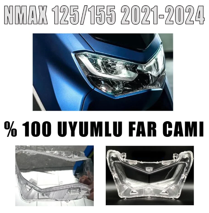 Nmax 125/155 2021-2024 Orijinal Uyumlu Far Camı