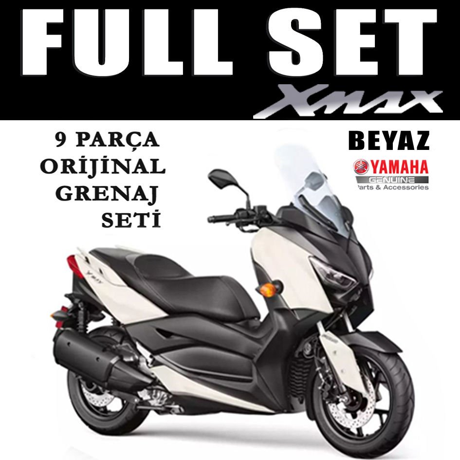 Xmax 125/250/300/400 2018-2023 Orijinal Grenaj Seti Beyaz