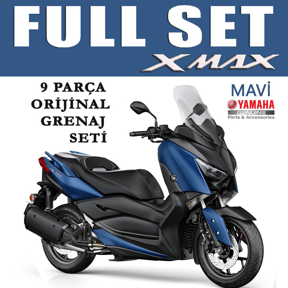 Xmax 125/250/300/400 2018-2023 Orijinal Grenaj Seti Mavi