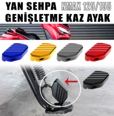 Nmax 125/155 2015-2024 Yan Sehpa Açma, Ayak Genişletme Cnc Kaz Ayak