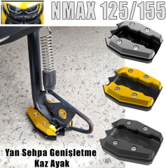 Nmax 125/155 2015-2024 Yan Sehpa Genişletici Cnc Kaz Ayak