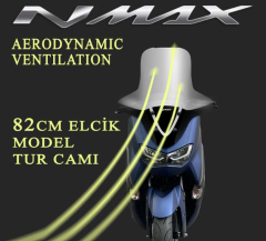 Nmax 125/155 2021-2024 Tur Camı-Siperlik Elcik Model 82 cm