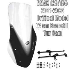 Nmax 125/155 2021-2024 Orijinal Model 72cm Tur Camı