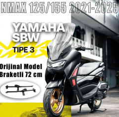 Nmax 125/155 2021-2024 Orijinal Model 72cm Tur Camı