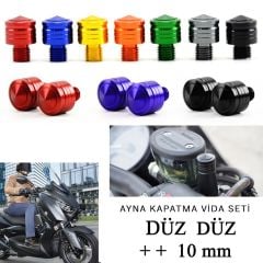 Xmax Ironmax Techmax Ayna Boşluk Kapatıcı Vida Seti 2018-2024 Siyah Renk