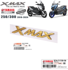 Orijinal XMAX 125/250/300/400 2018-2024 Amblem Logo Gold-Bakır