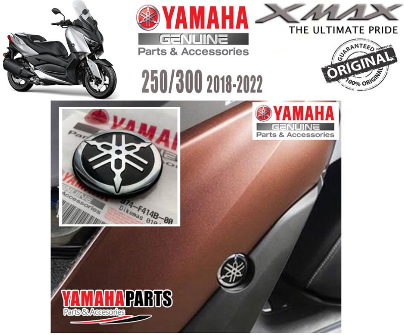 Orijinal Xmax Ironmax Techmax 125/250/300 2015-2024 Yamaha Far Grenaj Amblem Logo