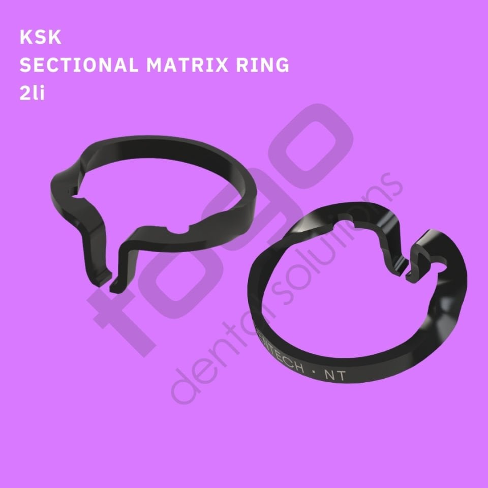 KSK Sectional Matrix (Böbrek Matris) Ring / Yüzük / Halka _ 2li Paket