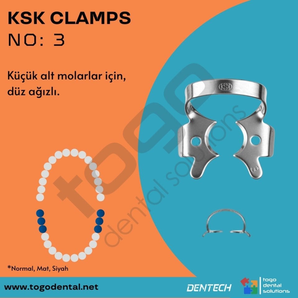 KSK Clamps No:3 _ Molar Klemp