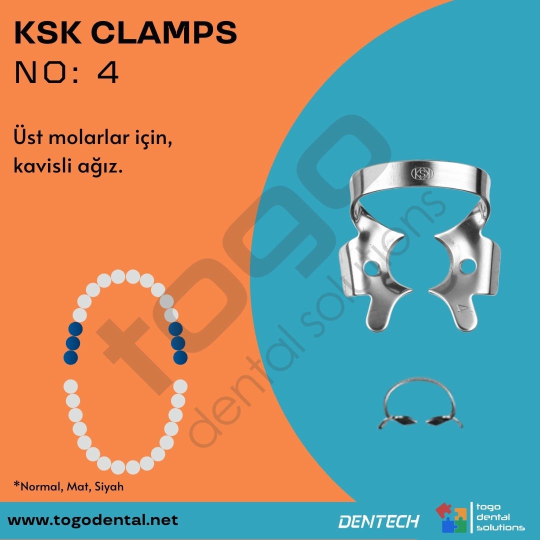 KSK Clamps No:4 _ Molar Klemp