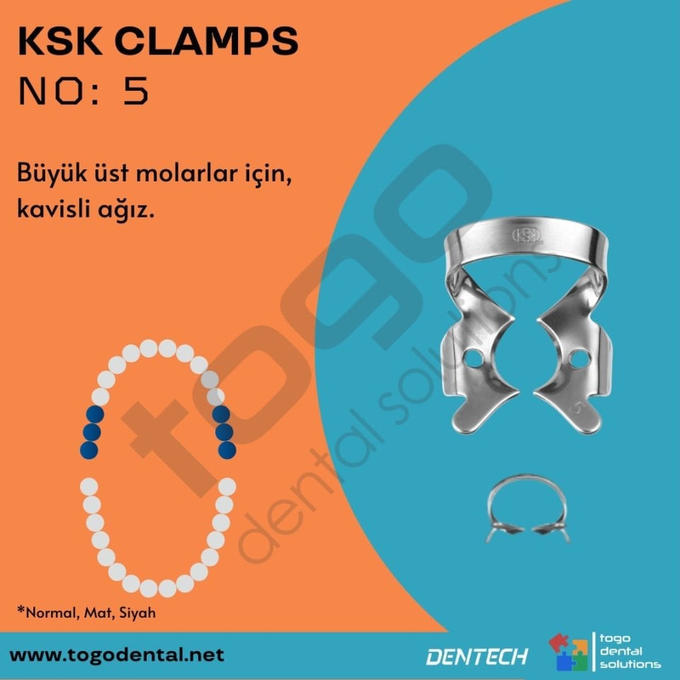 KSK Clamps No:5 _ Molar Klemp