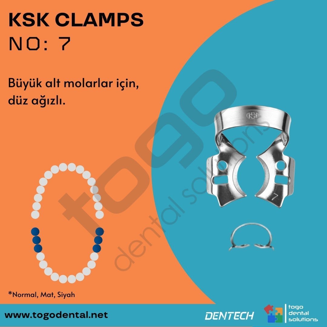 KSK Clamps No:7 _ Molar Klemp