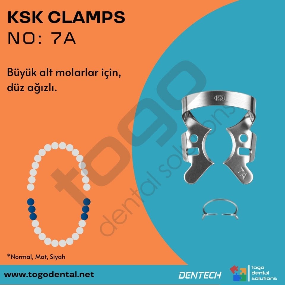 KSK Clamps No:7A _ Molar Klemp