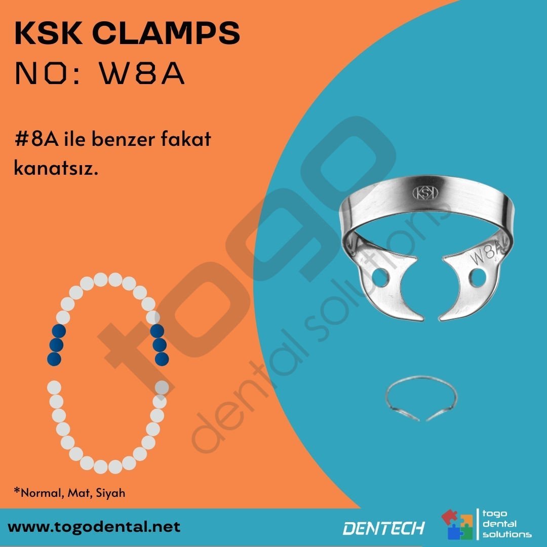 KSK Clamps No:W8A _ Molar Klemp