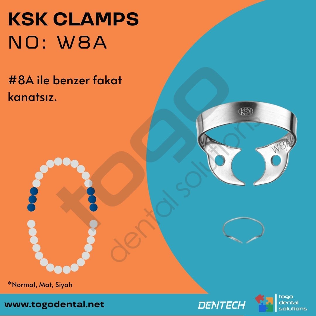 KSK Clamps No:W8A _ Molar Klemp
