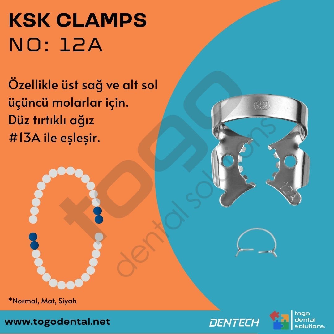 KSK Clamps No:12A _ Molar Klemp