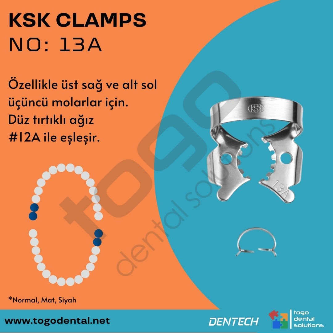 KSK Clamps No:13A _ Molar Klemp
