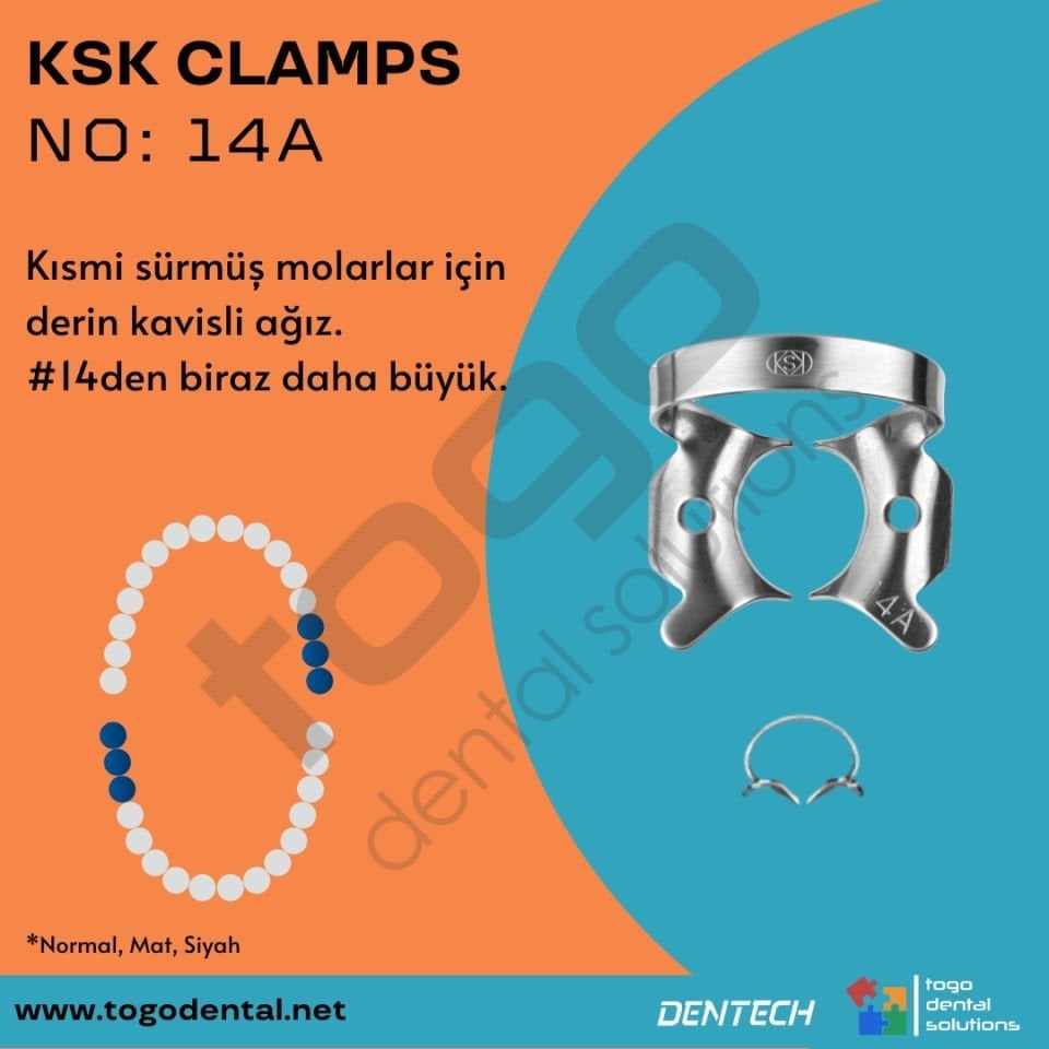 KSK Clamps No:14A_ Molar Klemp