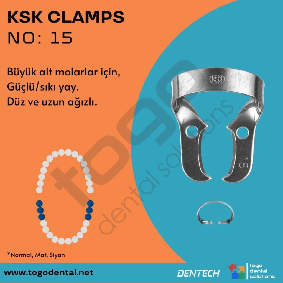 KSK Clamps No:15_ Molar Klemp