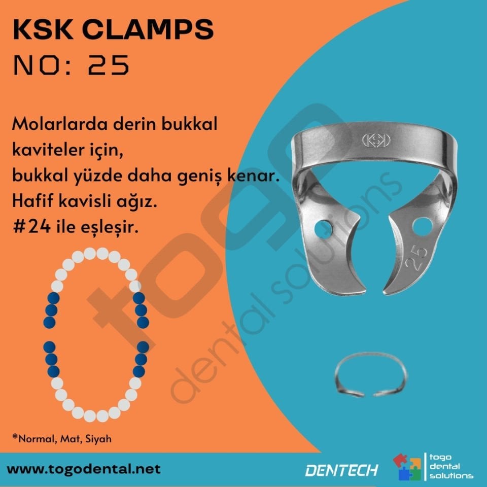 KSK Clamps No:25_ Molar Klemp