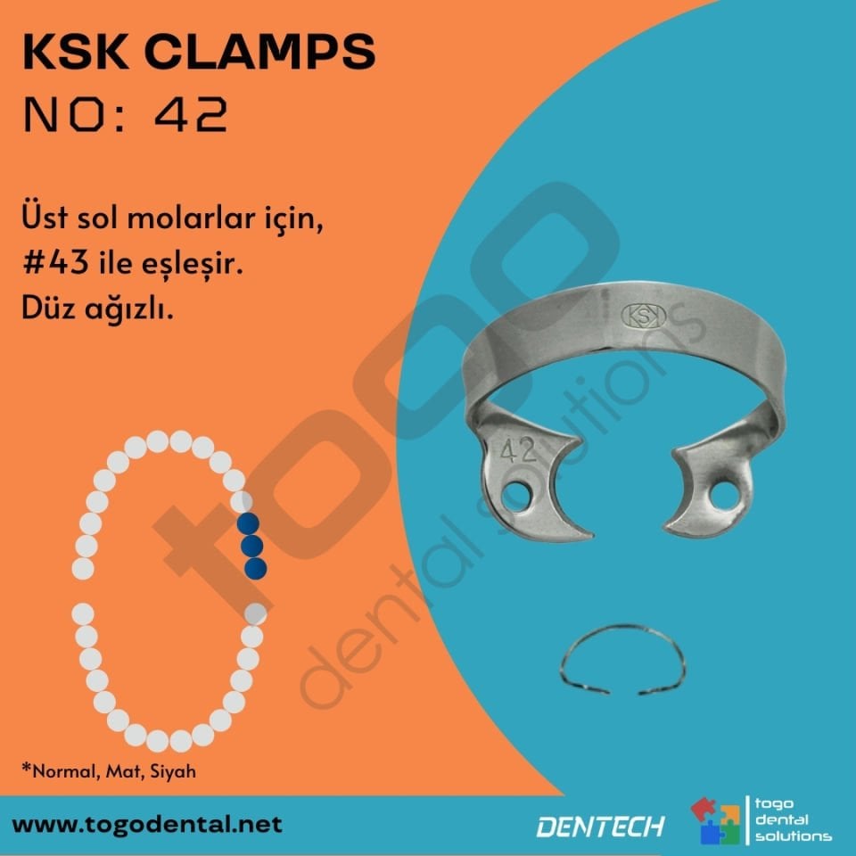 KSK Clamps No:42_ Molar Klemp