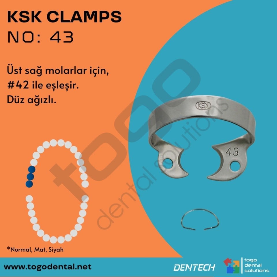 KSK Clamps No:43_ Molar Klemp