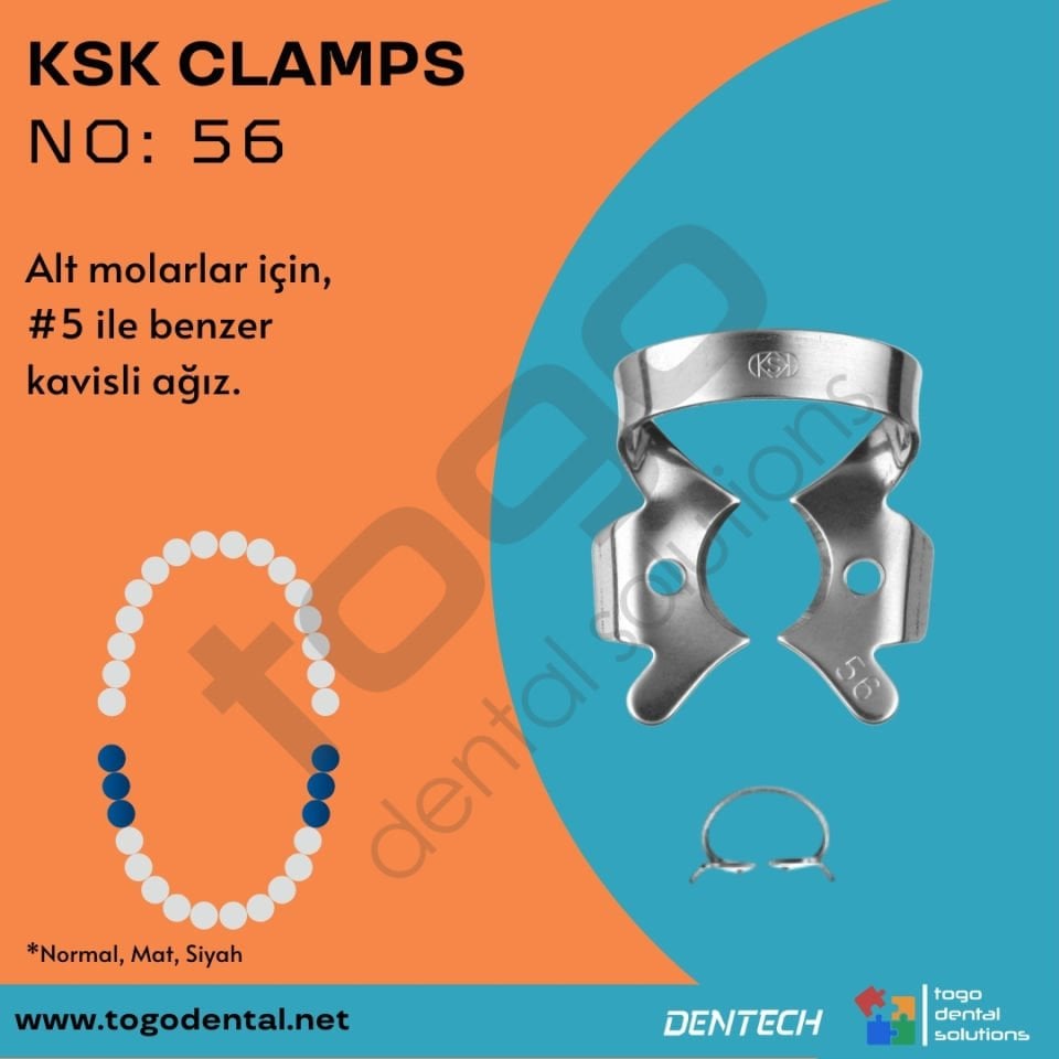 KSK Clamps No:56_ Molar Klemp