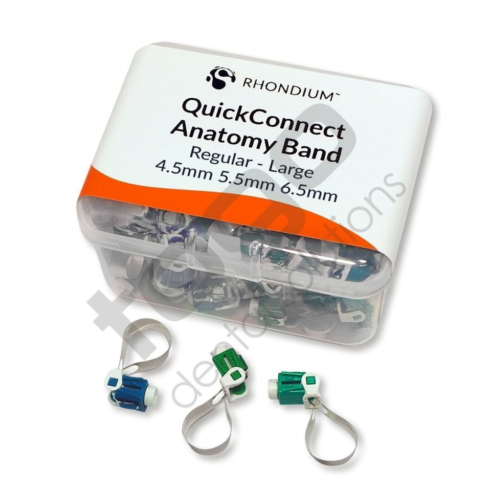 Rhondium QuickConnect Anatomy Band Refill _ Molar_Regular_ Large_50 Adet