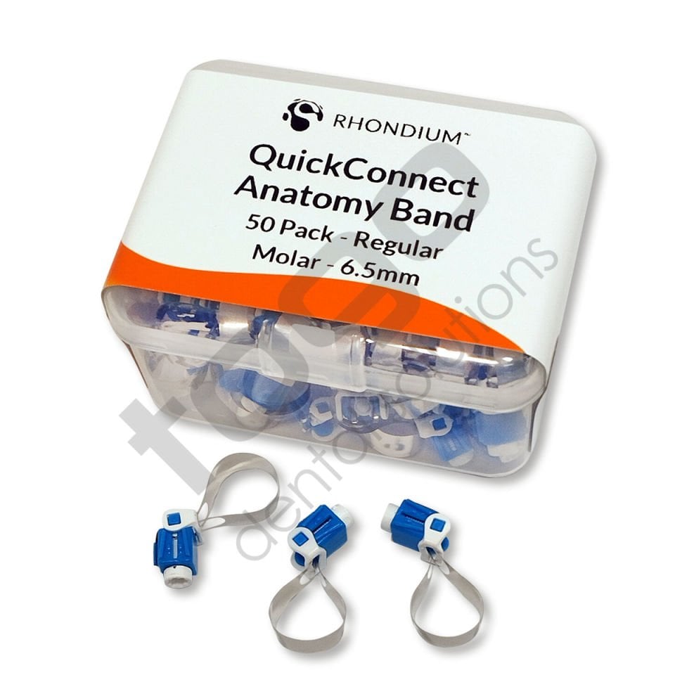 Rhondium QuickConnect Anatomy Band Refill _ Molar_Regular_ Large_50 Adet