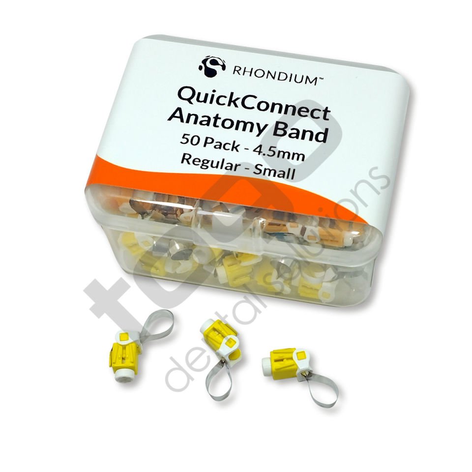 Rhondium QuickConnect Anatomy Band Refill _ Premolar_Regular_ Small_50 Adet