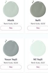 Bi’Boya 4169 Mat Trendy Su Bazlı, Silikonlu, Silinebilir Mat İç Cephe Boyası