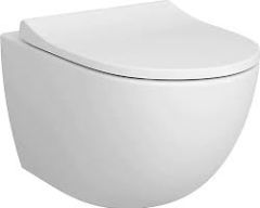 VitrA 7748B003-0559 Sento Rim-ex Asma Klozet Beyaz,Kapak Dahildir.