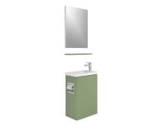 KALE MINIMALIST 50CM SET (LAVABO DOLABI+AYNA+RAF) YEŞİL 610100201218
