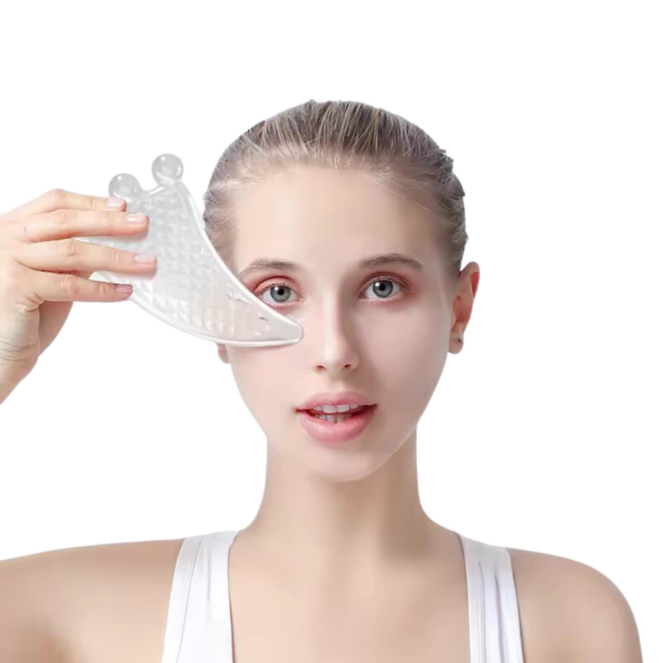 Guasha Masaj Aparatı Kristal Gua Sha 3 Toplu Yüz Masaj Aparatı
