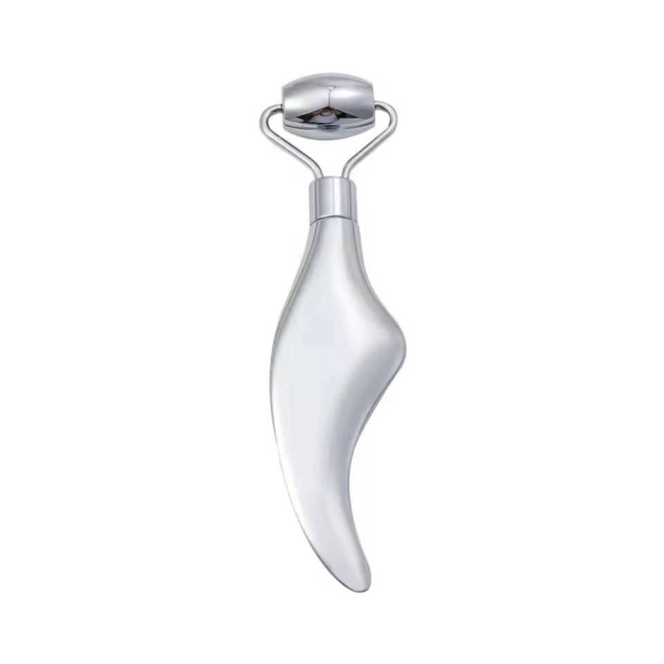 Metal Cilt Sıkılaştırıcı Face Gua Sha Rulosu Yüz Masaj Roller Model 3