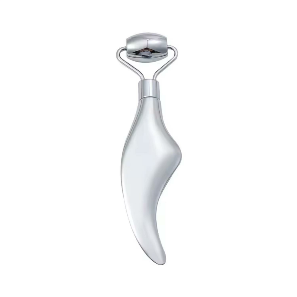 Metal Cilt Sıkılaştırıcı Face Gua Sha Rulosu Yüz Masaj Roller Model 3