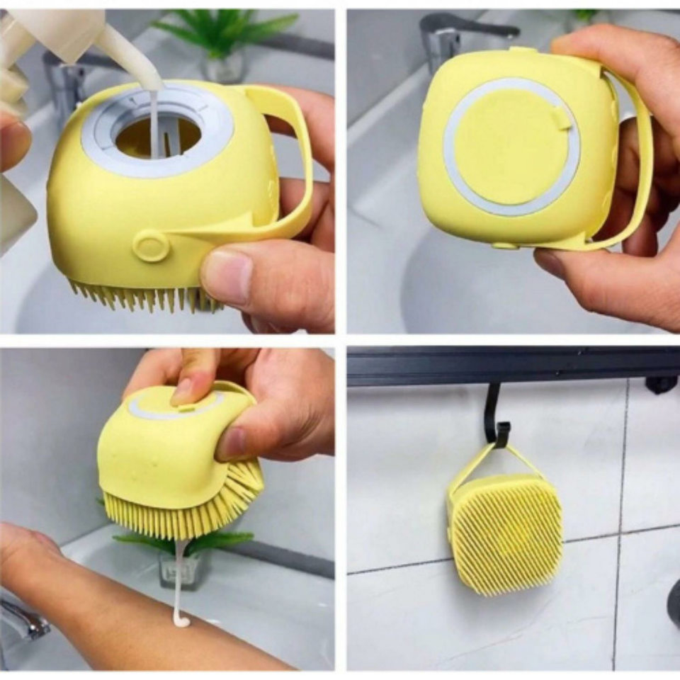Hazneli Banyo & Masaj Kesesi  Sarı Renk